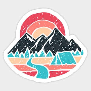 Camp River Sticker